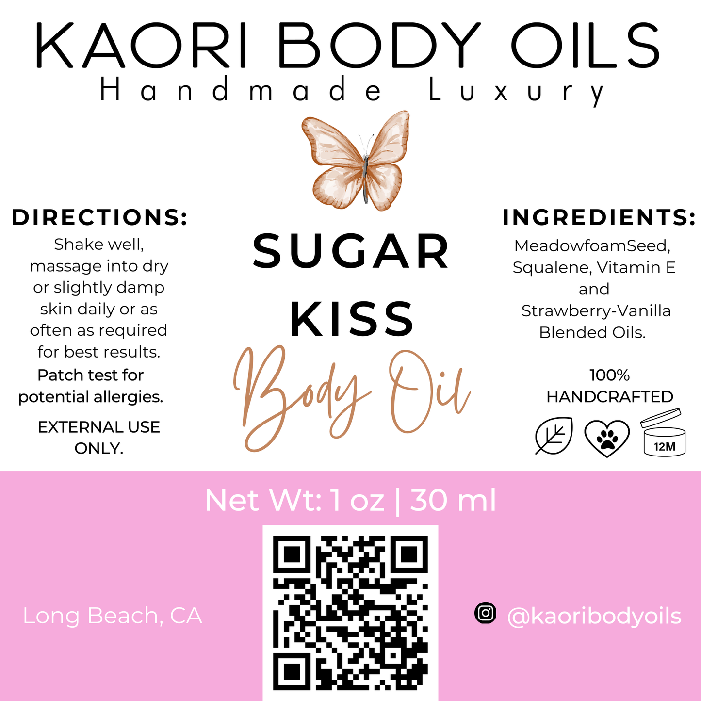 Sugar Kiss Body Oil